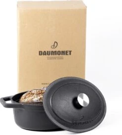 Gietijzeren Braadpan - Sudderpan Zwart Van Daumonet - Ovaal - Ø 29 Cm - 3 Liter - 100% PFAS & PFOA Vrij - Emaille - Geschikt Voor Alle Warmtebronnen - Elektrisch - Gas - Halogeen - Inductie - Keramisch - Vaatwasserbestendig -Beste Keuken Serie Winkel 1087x1200