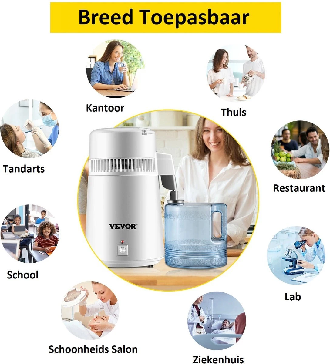 Be-Inspired® Destilleer Apparaat – Destilleerapparaat – Destilleer Ketel – Destilleerketel – Snel Destilleren - Water Destilleerder - Waterdestileerder- Maak Zelf Gedestilleerd Water - Puur Water – Zuiver Water – Automatisch Destilleerketel – 4L 4 Be-Inspired® Destilleer Apparaat – Destilleerapparaat – Destilleer Ketel – Destilleerketel – Snel Destilleren - Water Destilleerder - Waterdestileerder- Maak Zelf Gedestilleerd Water - Puur Water – Zuiver Water – Automatisch Destilleerketel – 4L - Image 4