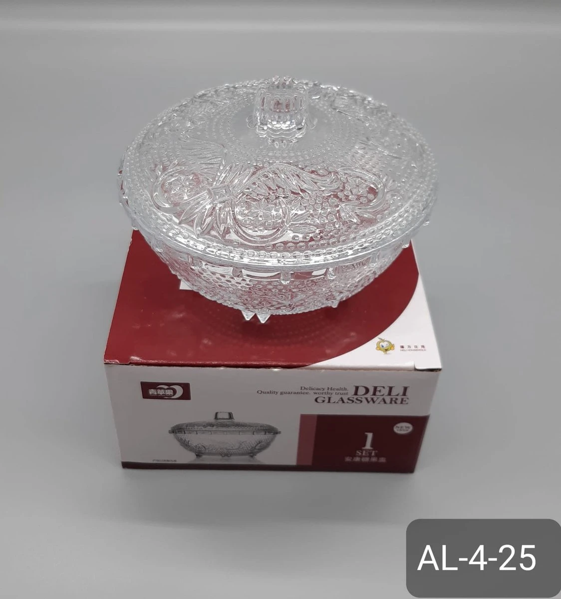 Borvat®| Kristallen Snoepschaal Met Deksel, Glazen Snoepcontainer Gebruik Voor Snoep/koekjes/voedselopslag Snoep En Voedsel Organiseren Met Geschenkdoosverpakking Uitstekend Glanzend Uiterlijk 1 Borvat®| Kristallen Snoepschaal Met Deksel, Glazen Snoepcontainer Gebruik Voor Snoep/koekjes/voedselopslag Snoep En Voedsel Organiseren Met Geschenkdoosverpakking Uitstekend Glanzend Uiterlijk