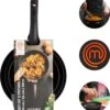 Masterchef Koekenpannen | Koekenpannenset 3 Stuks | Ø 20, 24 En 28 Cm | Geschikt Voor Verschillende Warmtebronnen | Inductie, Elektrisch, Gas En Keramisch Pannenset | Braadpannen | Vrij Van PFOA