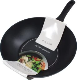 Miller Keramische Wokpan Inductie Ø 28 Cm - Alle Warmtebronnen - Anti Aanbaklaag 13 Miller Keramische Wokpan Inductie Ø 28 Cm - Alle Warmtebronnen - Anti Aanbaklaag -Beste Keuken Serie Winkel 1157x1200