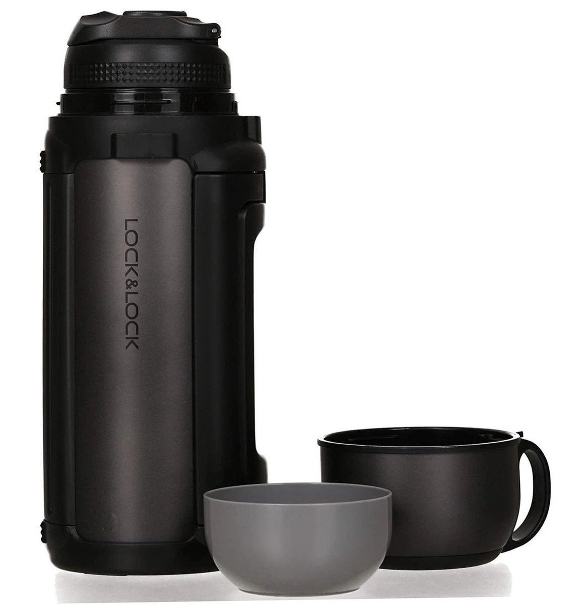 Lock&Lock Thermoskan - Isoleerkan - Thee En Koffie - Lekvrij - 1,5 Liter - RVS - Inklapbaar Handvat - Zwart 6 Lock&Lock Thermoskan - Isoleerkan - Thee En Koffie - Lekvrij - 1,5 Liter - RVS - Inklapbaar Handvat - Zwart - Image 6