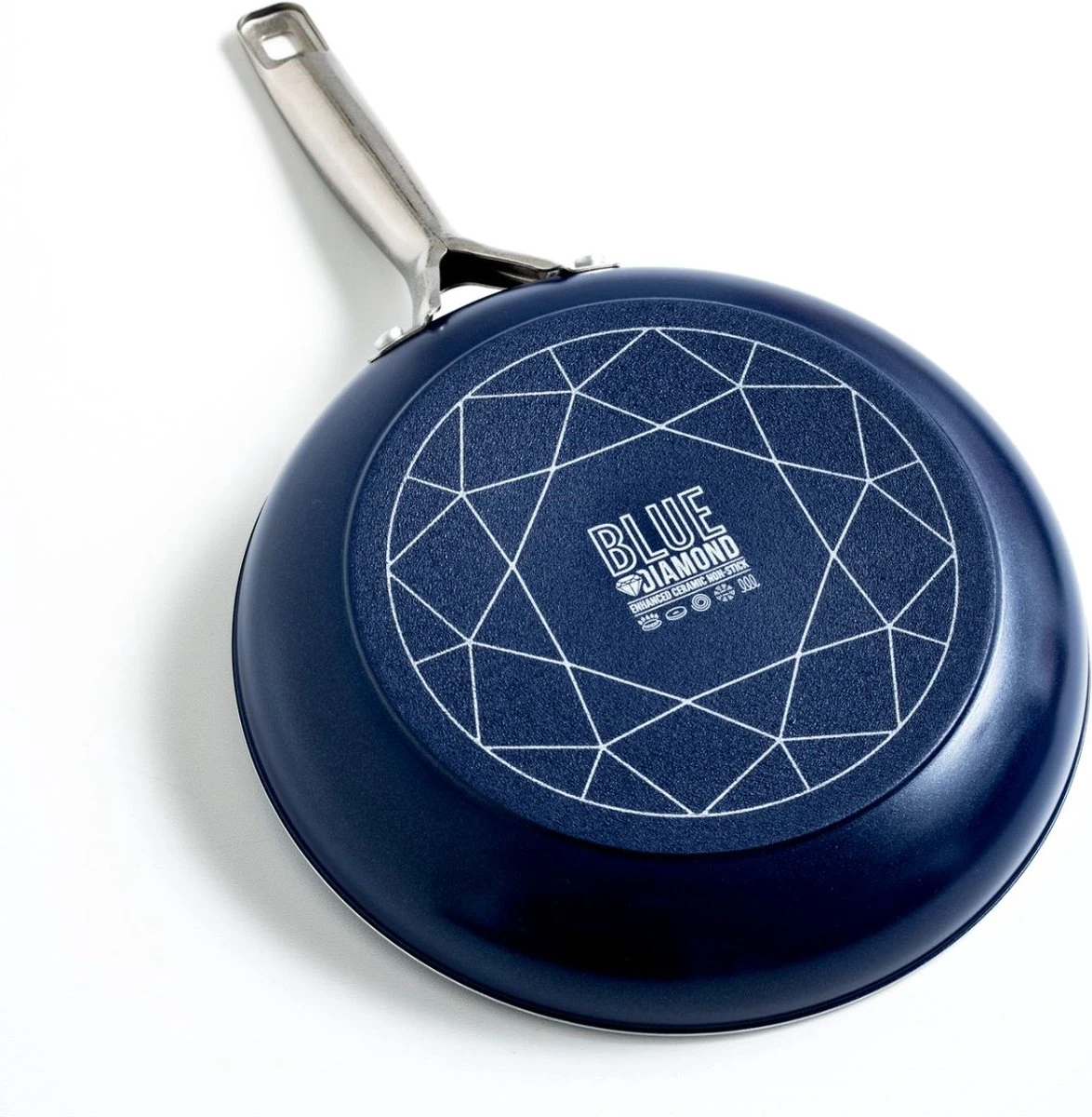 Blue Diamond, Keramische Koekenpan Verrijkt Met Diamantdeeltjes – Inductie Koekenpan Ø 24 Cm – PFAS En PHOA Vrij 4 Blue Diamond, Keramische Koekenpan Verrijkt Met Diamantdeeltjes – Inductie Koekenpan Ø 24 Cm – PFAS En PHOA Vrij - Image 4