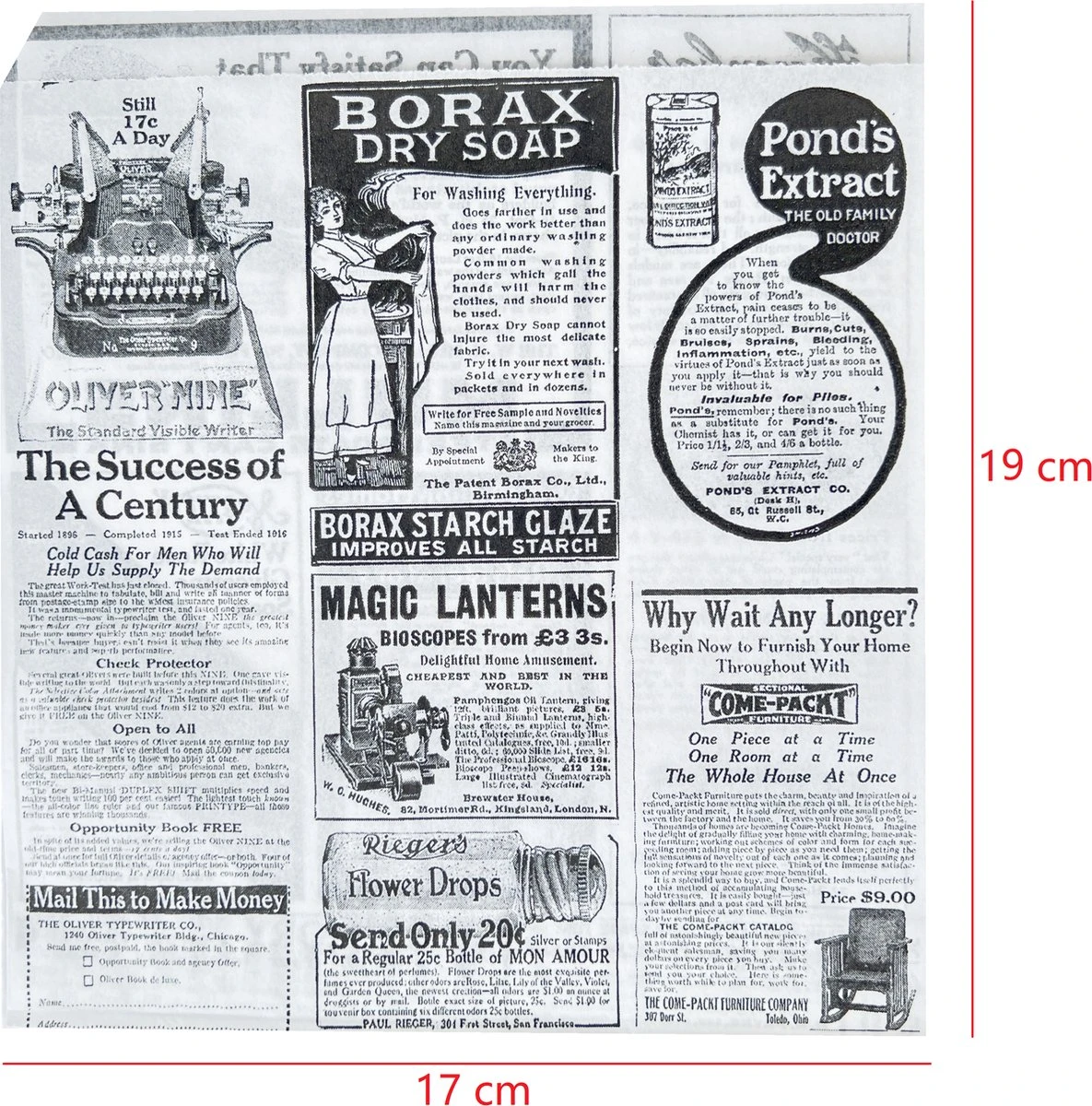 Rainbecom - 50 Stuks - 19 X 17 Cm - Hamburger Zakje Papier - Vetvrij Papier - Papieren Zak Voor Sandwiches - Krant 2 Rainbecom - 50 Stuks - 19 X 17 Cm - Hamburger Zakje Papier - Vetvrij Papier - Papieren Zak Voor Sandwiches - Krant - Image 2