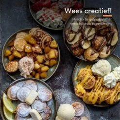 Ocina Poffertjespan Accessoires Set - Doseerfles - Poffertjes Spuitfles - 6x Poffertjes Vork - Kwast - Siliconen Kwast - Bakkwast - Gratis Poffertjes E-Book -Beste Keuken Serie Winkel 1198x1200 11