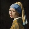 Ambiente - Girl With The Pearl Earring - Papieren Lunch Servetten - Johannes Vermeer - 33x33cm - 20 Servetten