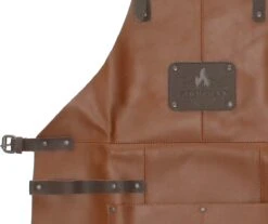 Goodman - BBQ Schort - Echt Leer - Leren Schort Man - Cognac Bruin -Beste Keuken Serie Winkel 1200x1005