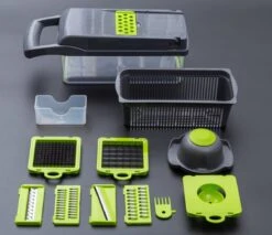 Merkloos Mandoline – Multifunctionele Groentesnijder – Nicer Dicer -Beste Keuken Serie Winkel 1200x1036 4