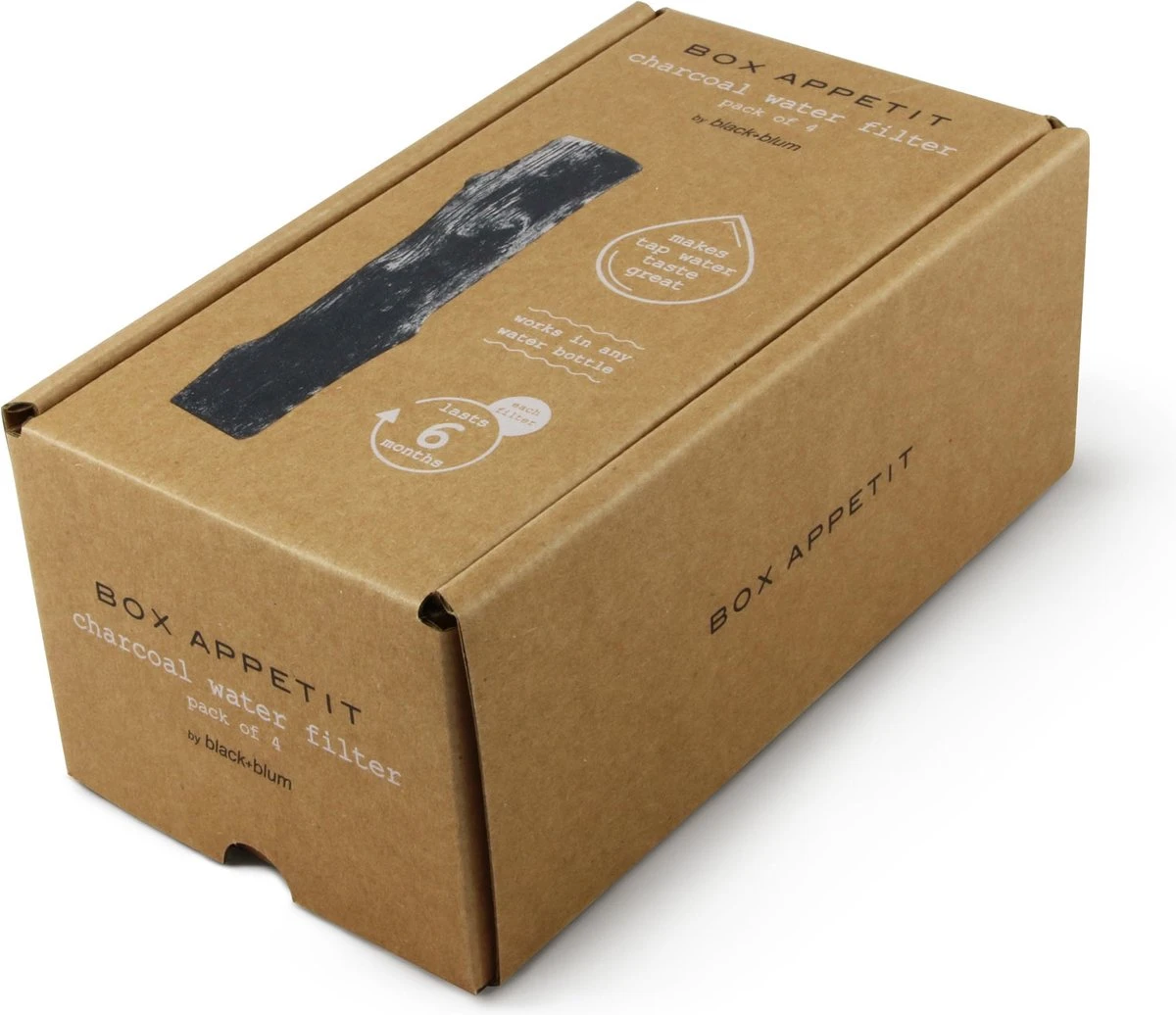 Black + Blum Binchotan Active Charcoal For Eau Good Water Bottles 4-pack 8 Black + Blum Binchotan Active Charcoal For Eau Good Water Bottles 4-pack - Image 8