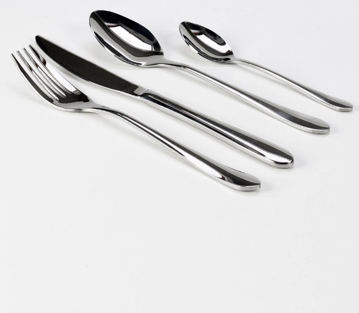 Merkloos Bestekset Luxe Round 24-delig | Premium Quality | 6 Personen 6 Merkloos Bestekset Luxe Round 24-delig | Premium Quality | 6 Personen - Image 6