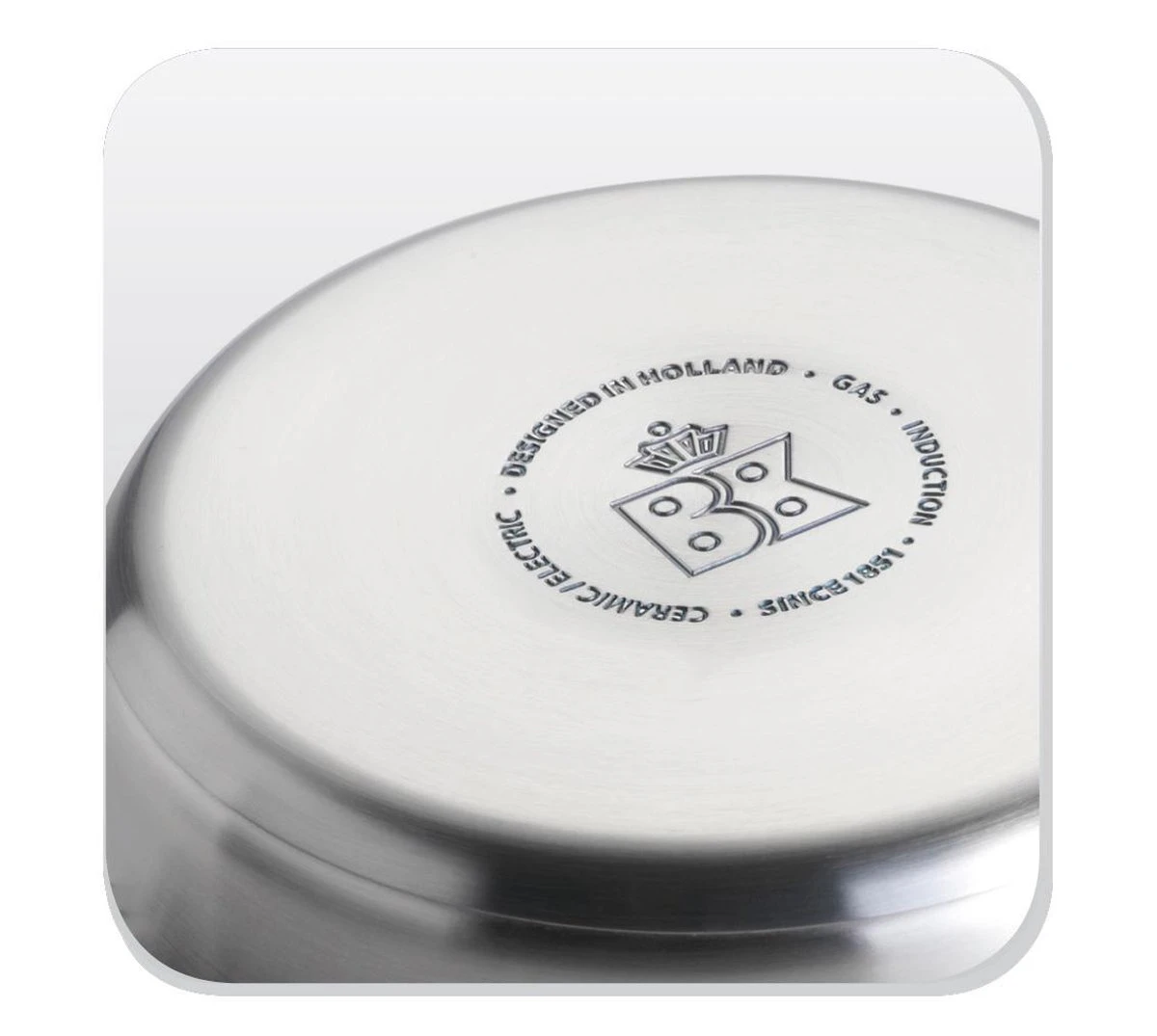 BK Q-linair Classic Pannenset - 5 Delig - RVS - Veilig Afgietsysteem - Inductie 16 BK Q-linair Classic Pannenset - 5 Delig - RVS - Veilig Afgietsysteem - Inductie - Image 16