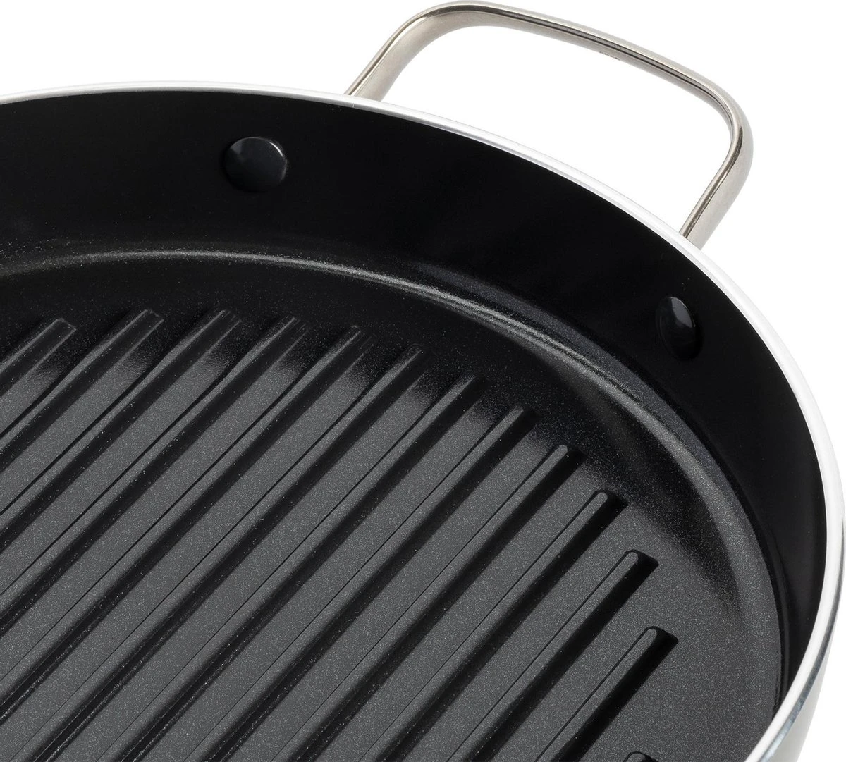 Dagelijkse Kost Keramische Grillpan - Ø28cm - PFAS-vrij - 2 Grepen 8 Dagelijkse Kost Keramische Grillpan - Ø28cm - PFAS-vrij - 2 Grepen - Image 8