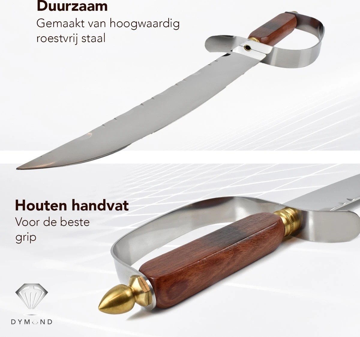 Dymund® Sabreer Sabel - RVS - Professioneel Champagnesabel - Incl. Bewaardoos - 44,5 Cm 2 Dymund® Sabreer Sabel - RVS - Professioneel Champagnesabel - Incl. Bewaardoos - 44,5 Cm - Image 2