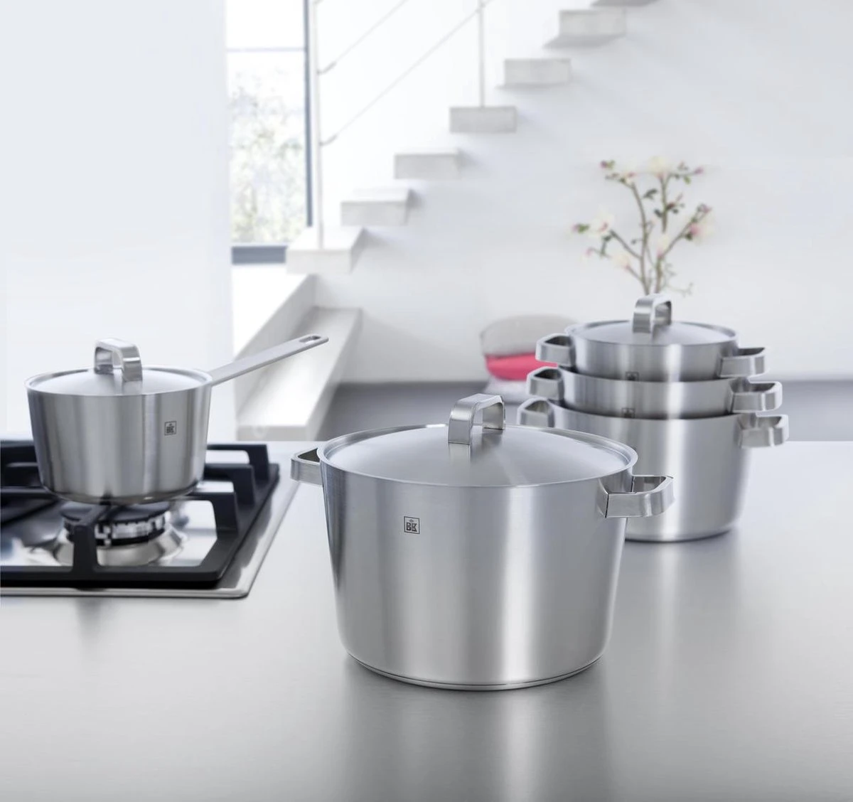 BK Conical+ Kookpannenset - 5-delig - RVS - Inductie 2 BK Conical+ Kookpannenset - 5-delig - RVS - Inductie - Image 2