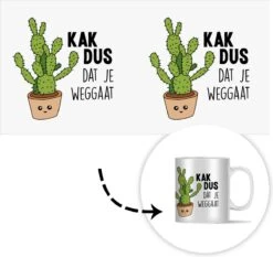 Mok - Koffiemok - Spreuken - Quote - 'Kak Dus Dat Je Weggaat' - Baan - Mokken - 350 ML - Beker - Koffiemokken - Theemok - Mok Met Tekst 9 Mok - Koffiemok - Spreuken - Quote - 'Kak Dus Dat Je Weggaat' - Baan - Mokken - 350 ML - Beker - Koffiemokken - Theemok - Mok Met Tekst -Beste Keuken Serie Winkel 1200x1134 1