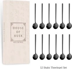 House Of Husk® Theelepels Set - Theelepeltjes - Koffielepels - Koffielepeltjes - RVS - 13cm - 12 Stuks - Zwart 14 House Of Husk® Theelepels Set - Theelepeltjes - Koffielepels - Koffielepeltjes - RVS - 13cm - 12 Stuks - Zwart -Beste Keuken Serie Winkel 1200x1150