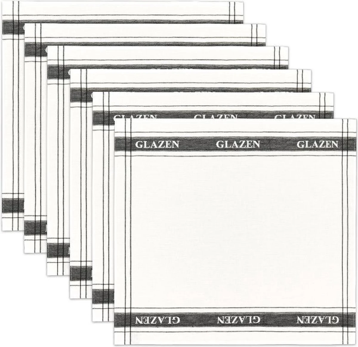 DDDDD Glazendoek / Poleerdoek - White - 6 Stuks 5 DDDDD Glazendoek / Poleerdoek - White - 6 Stuks - Image 5