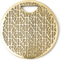 Riviera Maison Onderzetters Pannen - RM Monogram Trivet - Goud