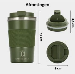 Castagnola Design RVS Koffiebeker To Go - Groen - 380ml - Thermosbeker - Theebeker 15 Castagnola Design RVS Koffiebeker To Go - Groen - 380ml - Thermosbeker - Theebeker -Beste Keuken Serie Winkel 1200x1191 10