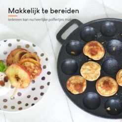 Ocina Poffertjespan Accessoires Set - Doseerfles - Poffertjes Spuitfles - 6x Poffertjes Vork - Kwast - Siliconen Kwast - Bakkwast - Gratis Poffertjes E-Book -Beste Keuken Serie Winkel 1200x1198 17