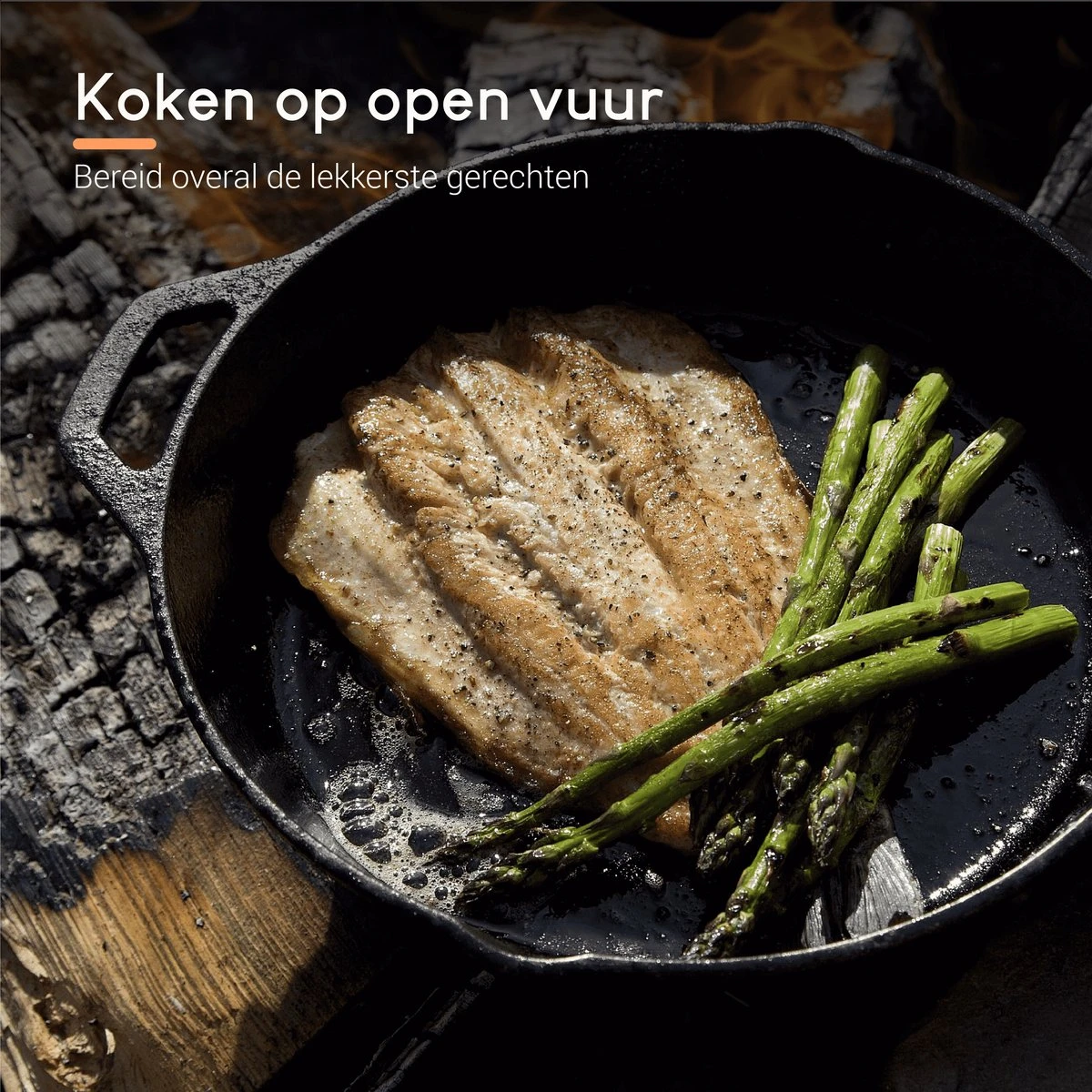 Ocina Gietijzeren Pan – ø30,5cm - Skillet - Koekenpan – Hapjespan – Koekenpan Inductie – Koekenpannenset - Gietijzeren Pan Bbq - Gietijzer 5 Ocina Gietijzeren Pan – ø30,5cm - Skillet - Koekenpan – Hapjespan – Koekenpan Inductie – Koekenpannenset - Gietijzeren Pan Bbq - Gietijzer - Image 5