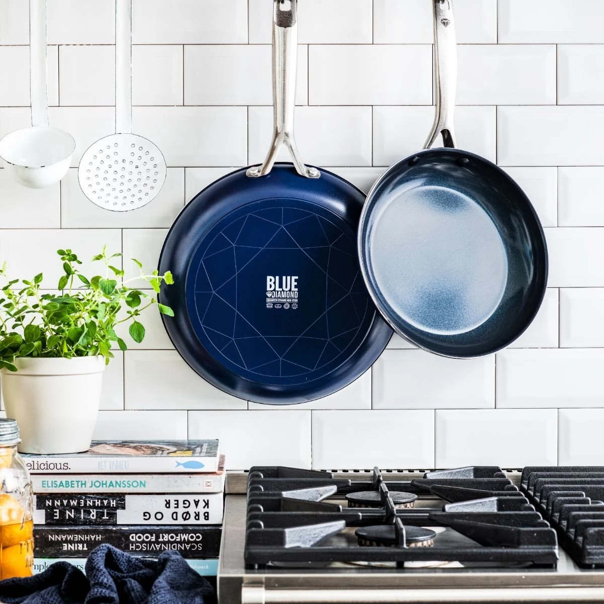 Blue Diamond, Keramische Koekenpan Verrijkt Met Diamantdeeltjes – Inductie Koekenpan Ø 24 Cm – PFAS En PHOA Vrij 6 Blue Diamond, Keramische Koekenpan Verrijkt Met Diamantdeeltjes – Inductie Koekenpan Ø 24 Cm – PFAS En PHOA Vrij - Image 6