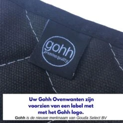 Gohh 2 Canvas Ovenhandschoenen Ovenwanten Zwart - 33 Cm (tot 300 Graden) -Beste Keuken Serie Winkel 1200x1200 2