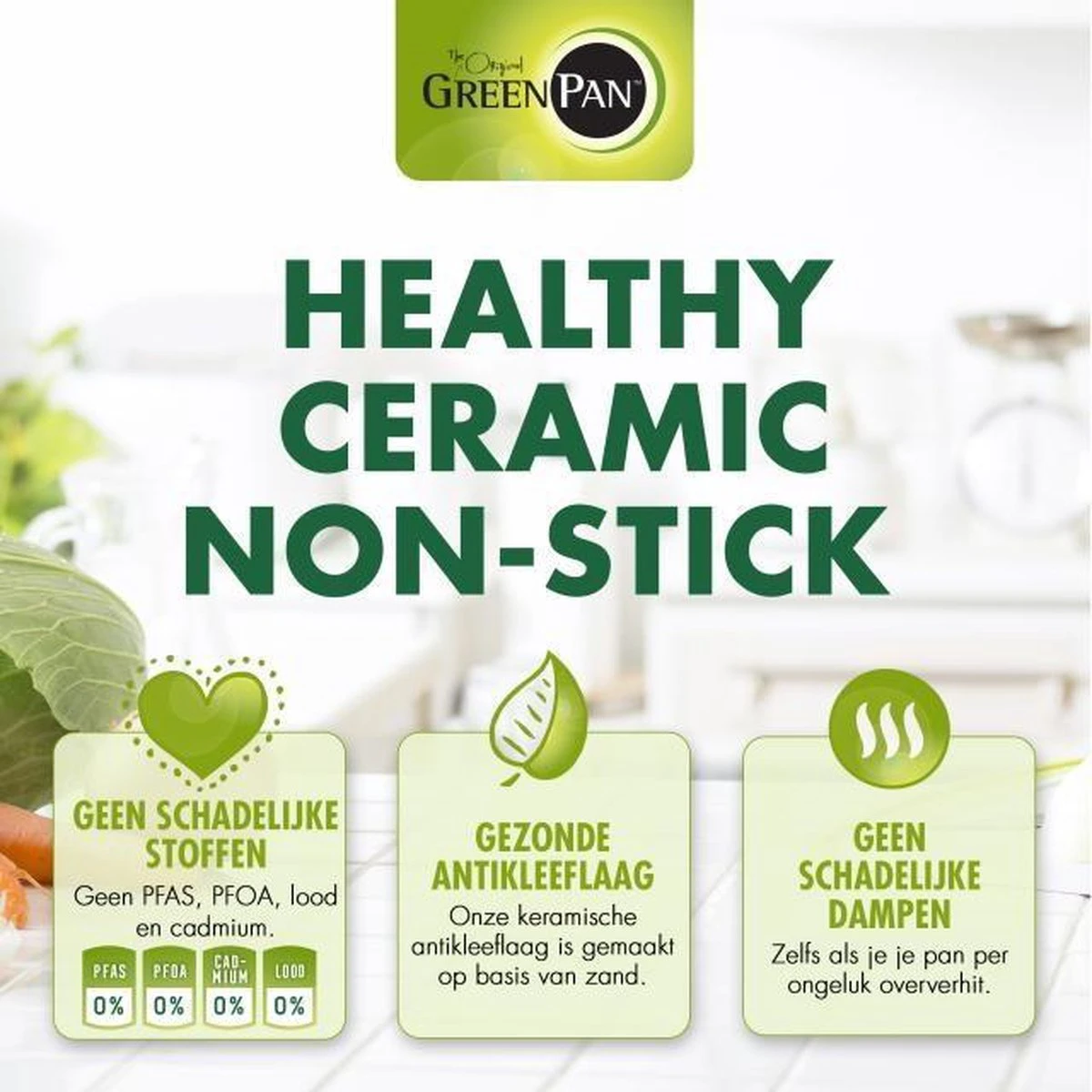 GreenPan Cambridge Koekenpan 26cm - Zwart - Inductie - PFAS-vrij 7 GreenPan Cambridge Koekenpan 26cm - Zwart - Inductie - PFAS-vrij - Image 7