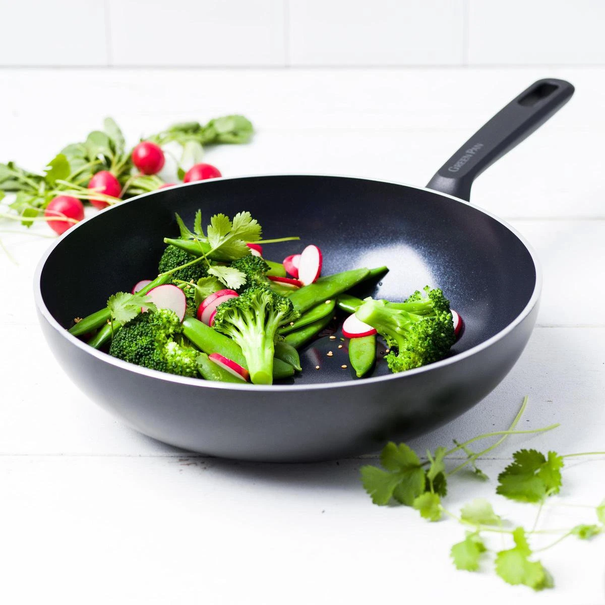 GreenPan Memphis Keramische Wokpan - Ø 28 Cm - PFAS-vrij 10 GreenPan Memphis Keramische Wokpan - Ø 28 Cm - PFAS-vrij - Image 10