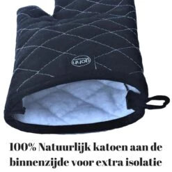 Gohh 2 Canvas Ovenhandschoenen Ovenwanten Zwart - 33 Cm (tot 300 Graden) -Beste Keuken Serie Winkel 1200x1200 3