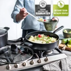 GreenPan Memphis Hapjespan 28cm - Zwart - Inductie - PFAS-vrij 23 GreenPan Memphis Hapjespan 28cm - Zwart - Inductie - PFAS-vrij -Beste Keuken Serie Winkel 1200x1200 323