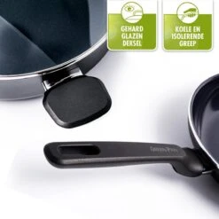 GreenPan Memphis Hapjespan 28cm - Zwart - Inductie - PFAS-vrij 28 GreenPan Memphis Hapjespan 28cm - Zwart - Inductie - PFAS-vrij -Beste Keuken Serie Winkel 1200x1200 325