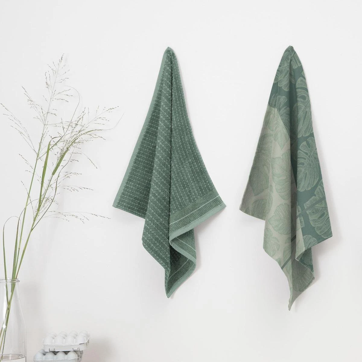 DDDDD Monstera - 2x Theedoek & 2x Keukendoek - Laurel 4 DDDDD Monstera - 2x Theedoek & 2x Keukendoek - Laurel - Image 4