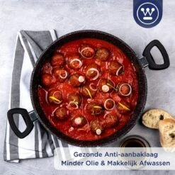 Westinghouse Hapjespan Inductie - Ø 32 Cm - Zwart Marmer - Met Deksel 15 Westinghouse Hapjespan Inductie - Ø 32 Cm - Zwart Marmer - Met Deksel -Beste Keuken Serie Winkel 1200x1200 364