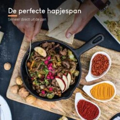Ocina Gietijzeren Pan – Set Van 3 Stuks – ø25cm, ø19.5cm En ø16cm - Skillet - Koekenpan – Hapjespan – Koekenpan Inductie – Koekenpannenset - Gietijzeren Pan Bbq - Gietijzer - Incl. Receptenboek 14 Ocina Gietijzeren Pan – Set Van 3 Stuks – ø25cm, ø19.5cm En ø16cm - Skillet - Koekenpan – Hapjespan – Koekenpan Inductie – Koekenpannenset - Gietijzeren Pan Bbq - Gietijzer - Incl. Receptenboek -Beste Keuken Serie Winkel 1200x1200 376