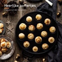 Ocina Poffertjespan – Combo Pack – 19 Poffertjes – Poffertjesmaker – Poffertjespan Inductie – Poffertjespan Electrisch – Gietijzeren Pan - Inclusief Doseerfles, Handvaten, 6x Poffertjesvorken En Invetkwast – Gratis Receptenboek 15 Ocina Poffertjespan – Combo Pack – 19 Poffertjes – Poffertjesmaker – Poffertjespan Inductie – Poffertjespan Electrisch – Gietijzeren Pan - Inclusief Doseerfles, Handvaten, 6x Poffertjesvorken En Invetkwast – Gratis Receptenboek -Beste Keuken Serie Winkel 1200x1200 422