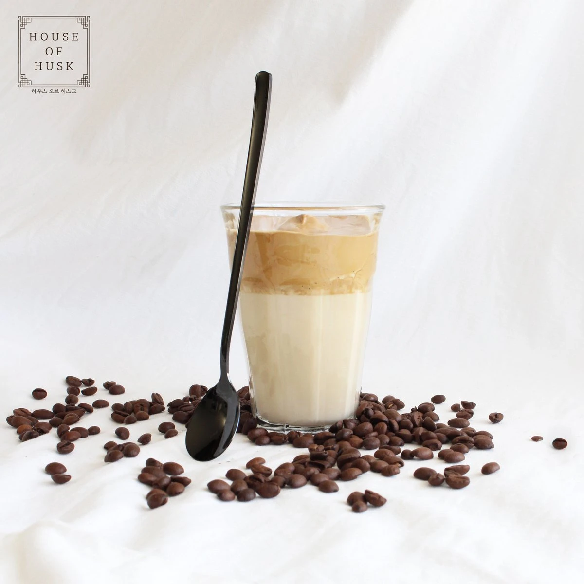 House Of Husk Latte Macchiato Lepels Set - Lange Theelepels - Koffielepels - Longdrinklepels - Sorbetlepels - Barlepel - RVS - 6 Stuks - 20CM - Zwart 3 House Of Husk Latte Macchiato Lepels Set - Lange Theelepels - Koffielepels - Longdrinklepels - Sorbetlepels - Barlepel - RVS - 6 Stuks - 20CM - Zwart - Image 3