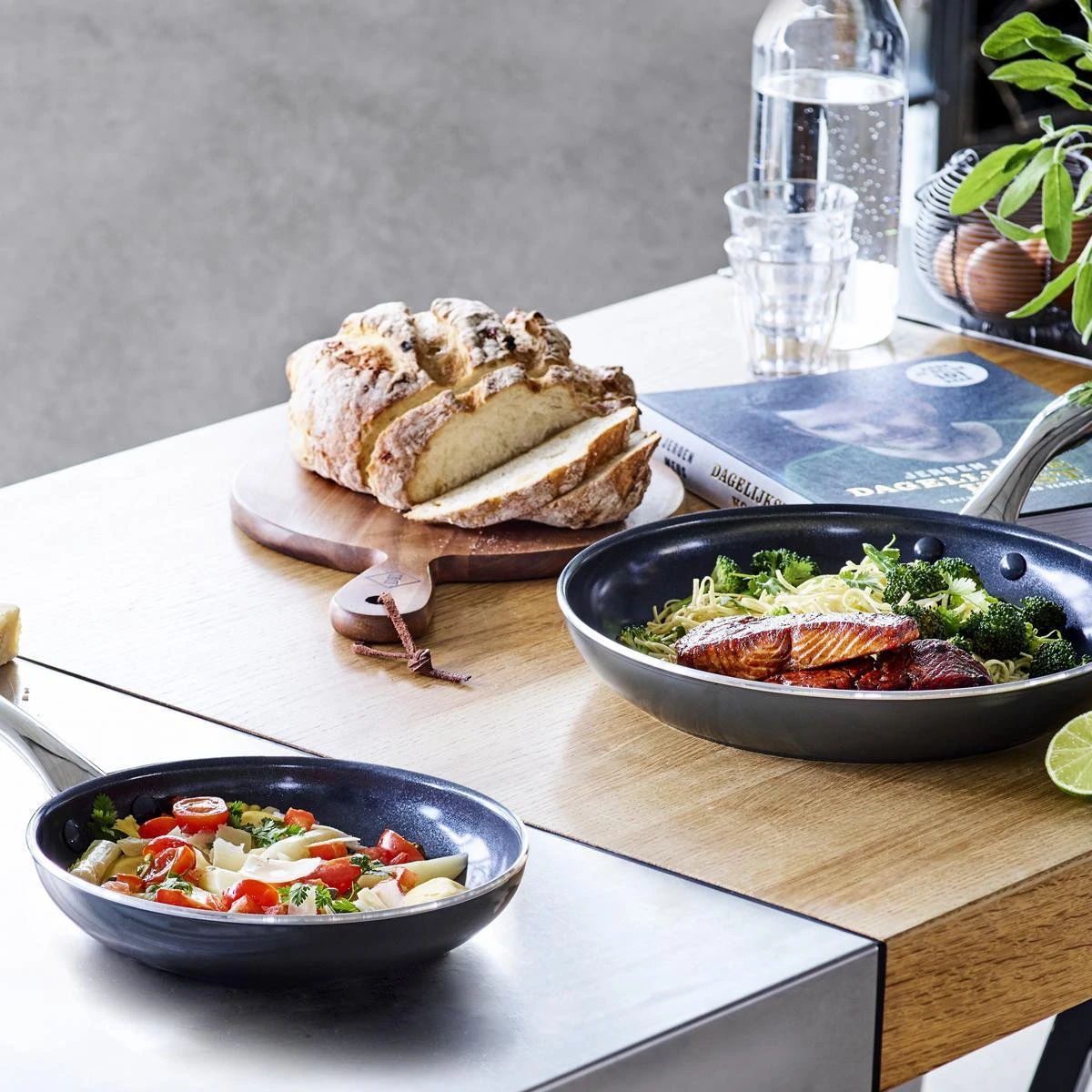 Dagelijkse Kost - Koekenpannenset 2-delig - ø20+28cm - Inductie - Anti-aanbak - PFAS-vrij 11 Dagelijkse Kost - Koekenpannenset 2-delig - ø20+28cm - Inductie - Anti-aanbak - PFAS-vrij - Image 11