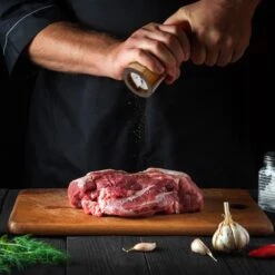 Nimma® Peper En Zoutmolen Set - Incl Navul Lepel - Verstelbare Maalgraad - Acacia Hout -Beste Keuken Serie Winkel 1200x1200 493