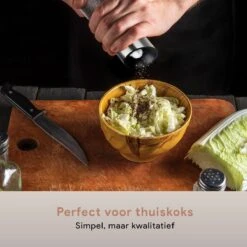 DODANA Premium Peper - & Zoutmolen Elektrisch - 1 Stuk - Pepermolen - Zoutmolen - Oplaadbaar - USB - Elektrische Pepermolen - RVS - Zwaartekracht Functie - LED Lamp - Nl Handleiding - Incl Borsteltje 14 DODANA Premium Peper - & Zoutmolen Elektrisch - 1 Stuk - Pepermolen - Zoutmolen - Oplaadbaar - USB - Elektrische Pepermolen - RVS - Zwaartekracht Functie - LED Lamp - Nl Handleiding - Incl Borsteltje -Beste Keuken Serie Winkel 1200x1200 505