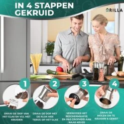 Peper En Zoutmolen Set - RVS Zout En Peperstel - Zoutvaatje En Pepermolen - 2 In 1 12 Peper En Zoutmolen Set - RVS Zout En Peperstel - Zoutvaatje En Pepermolen - 2 In 1 -Beste Keuken Serie Winkel 1200x1200 513