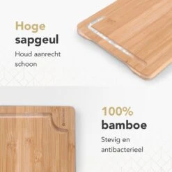 Rochester Snijplanken Hout – Borrelplank – Serveerplank - 3-Delig – Organisch Bamboe – Luxe Design – Hygienisch En Duurzaam -Beste Keuken Serie Winkel 1200x1200 552