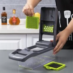 Merkloos Mandoline – Multifunctionele Groentesnijder – Nicer Dicer -Beste Keuken Serie Winkel 1200x1200 582