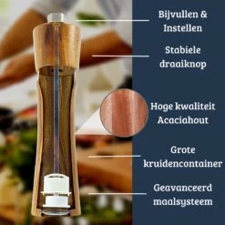 UNBOX Peper En Zoutmolen Set - Pepermolen - Zoutmolen - BBQ Accesoires - Acacia Hout - RVS 9 UNBOX Peper En Zoutmolen Set - Pepermolen - Zoutmolen - BBQ Accesoires - Acacia Hout - RVS -Beste Keuken Serie Winkel 1200x1200 586