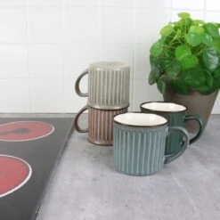 OTIX Koffiekopjes - Met Oor - Set Van 4 - Aardewerk - 250 Ml 12 OTIX Koffiekopjes - Met Oor - Set Van 4 - Aardewerk - 250 Ml -Beste Keuken Serie Winkel 1200x1200 654