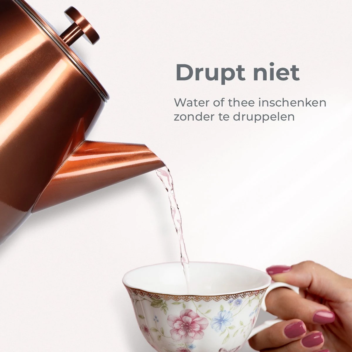 Vaja® Theepot Juliette Rosé Dubbelwandig 5 Vaja® Theepot Juliette Rosé Dubbelwandig - Image 5