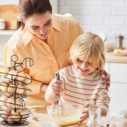 Eiermand – Eierrek – Eierhouder – Eieren – Zwart - Pasen - Tot 40 Eieren - BAULK® -Beste Keuken Serie Winkel 1200x1200 689