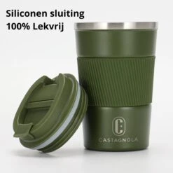 Castagnola Design RVS Koffiebeker To Go - Groen - 380ml - Thermosbeker - Theebeker 12 Castagnola Design RVS Koffiebeker To Go - Groen - 380ml - Thermosbeker - Theebeker -Beste Keuken Serie Winkel 1200x1200 699