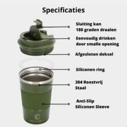 Castagnola Design RVS Koffiebeker To Go - Groen - 380ml - Thermosbeker - Theebeker 14 Castagnola Design RVS Koffiebeker To Go - Groen - 380ml - Thermosbeker - Theebeker -Beste Keuken Serie Winkel 1200x1200 701