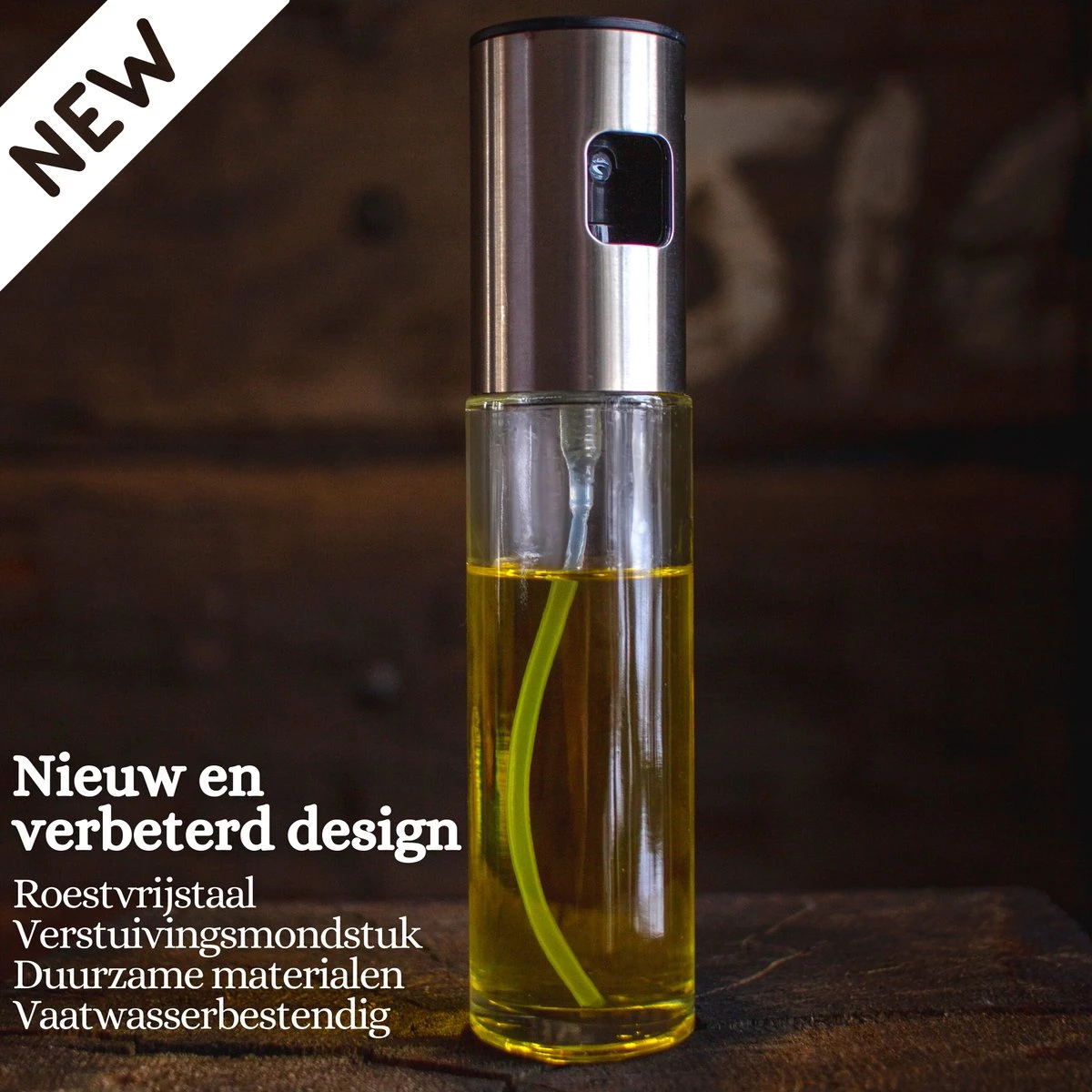 BooGoo® - RVS Olijfolie Sprayer Extreme Deluxe - Olijfolie Fles Verstuiver Voor Keuken - Oliespray - Oliefles - BBQ Accesoires - Olie Pomp Bakspray - Cooking Spray 2 BooGoo® - RVS Olijfolie Sprayer Extreme Deluxe - Olijfolie Fles Verstuiver Voor Keuken - Oliespray - Oliefles - BBQ Accesoires - Olie Pomp Bakspray - Cooking Spray - Image 2